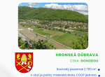 Pozemok v Hronskej Dúbrave o výmere 2 700 m²