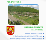 Pozemok v Hronskej Dúbrave o výmere 2 700 m²